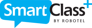 smartclass cours de langue en ligne logo by robotel